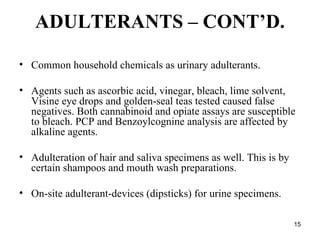 visine eye drops in pee test|Urinary Adulterants and Drugs of Abuse Testing .